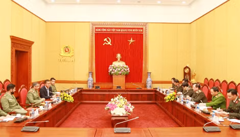 Toàn cảnh buổi Hội đàm.