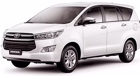 Một chiếc Innova phiên bản cải tiến 2018 màu trắng ngọc trai vừa ra mắt.