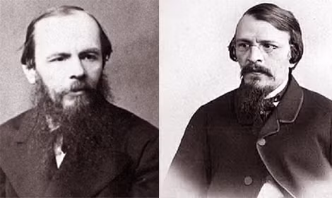 Fyodor Dostoyevsky và Mikhail Dostoyevsky. Fyodor Dostoyevsky và Mikhail Dostoyevsky.