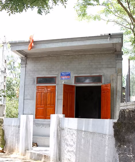 Ngôi nhà tình nghĩa vừa mới trao tặng cho mẹ con chị Sáu