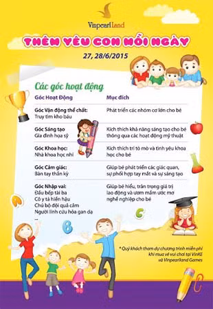 Chương trình miễn phí dành riêng cho Ngày Gia đình.