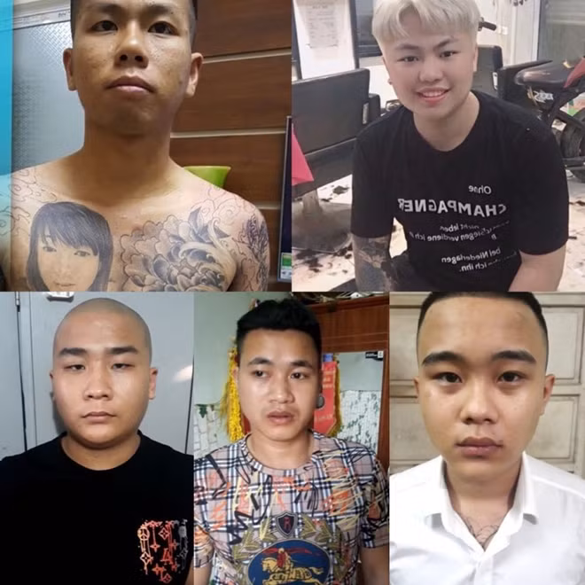 Nguyễn Mạnh Toàn, Bùi Tuấn Việt, Trương Văn Hiếu, Phùng Thế Vinh, Nguyễn Đình Đức