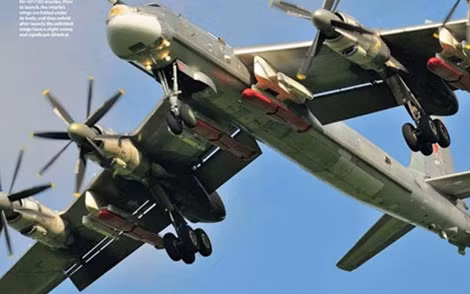 Tên lửa Kh-101 trên máy bay Tu 95.