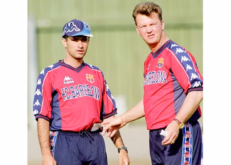 Van Gaal - Mourinho ngày xưa.