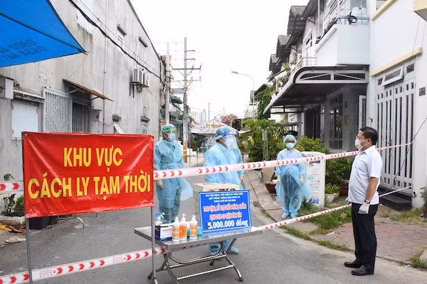 Khu phố 2, 3, 4 phường An Lạc, quận Bình Tân sẽ tiếp tục phong toả thêm 7 ngày từ 4/7.