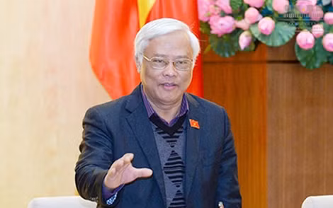 Phó Chủ tịch Quốc hội Uông Chu Lưu kết luận phiên làm việc sáng 23-2 (Ảnh: Quốc hội).