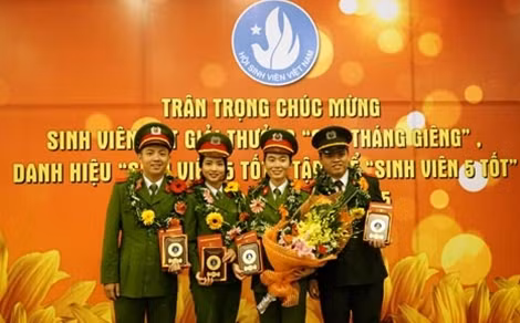 4 gương mặt trẻ tiêu biểu của các trường CAND.