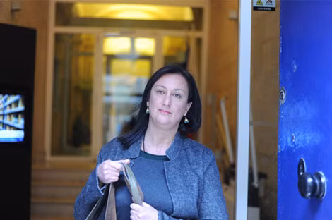 Nữ nhà báo kiêm blogger Daphne Caruana Galizia.