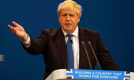 Bộ trưởng Ngoại giao Boris Johnson phát biểu “gây bão” tại Hội nghị đảng Bảo thủ.