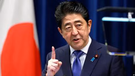 Thủ tướng Shinzo Abe kêu gọi giải tán quốc hội và tổ chức bầu cử trước thời hạn trong cuộc họp báo tại Tokyo ngày 25-9.