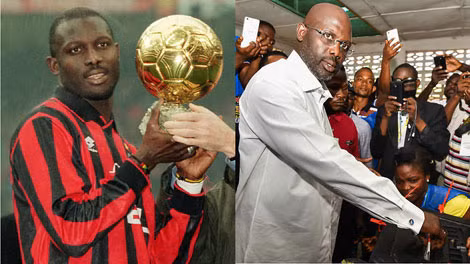 George Weah lấn sân chính trường từ cầu trường.
