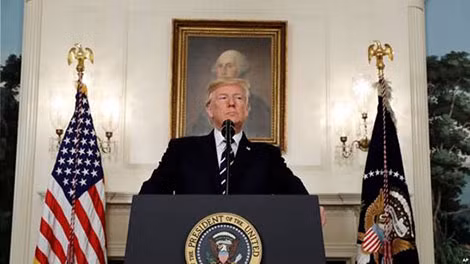Tổng thống Mỹ Donald Trump phát biểu về vụ xả súng kinh hoàng ở thành phố Las Vegas.