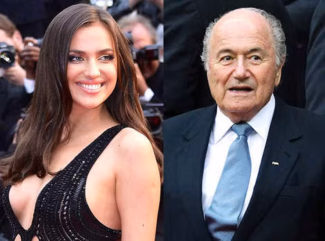 Sepp Blatter và Irina Shayk từng bí mật cặp kè với nhau.