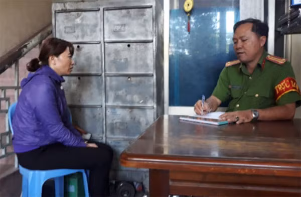 Công quan quận 12 làm việc với Chủ cơ sở Mẫu giáo Mầm Xanh - bà Phạm Thị Mỹ Linh.