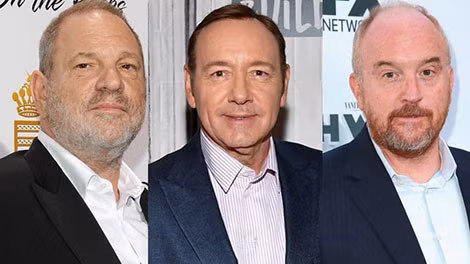 Harvey Weinstein, Kevin Spacey và Louis CK. Harvey Weinstein, Kevin Spacey và Louis CK.