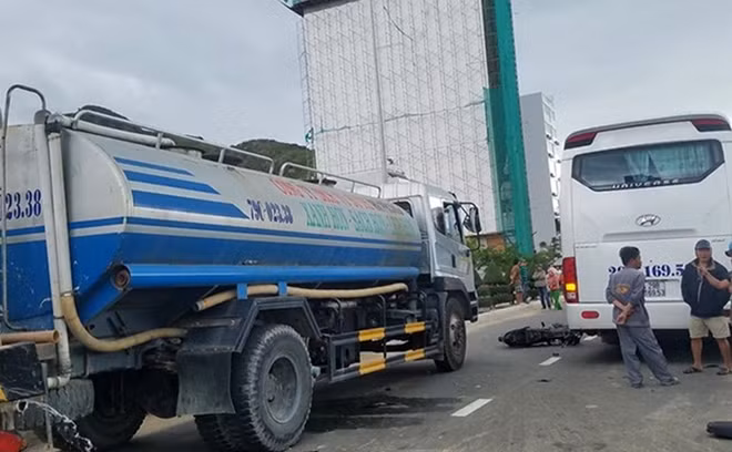 Hiện trường vụ tai nạn.