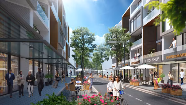 Dãy nhà phố thương mại sầm uất của FLC Lux City Quy Nhơn. Dãy nhà phố thương mại sầm uất của FLC Lux City Quy Nhơn.