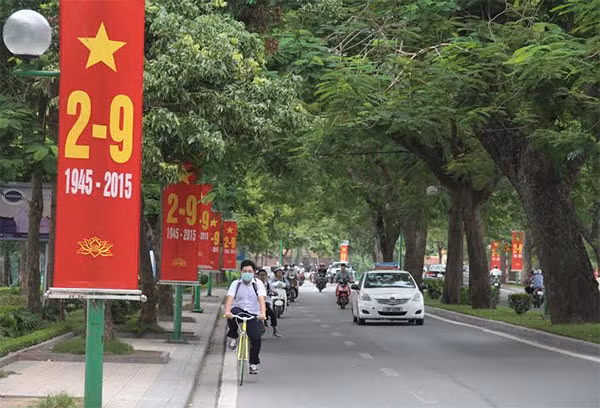 Và những tấm băng rôn chào mừng ngày Quốc khánh 2-9. Và những tấm băng rôn chào mừng ngày Quốc khánh 2-9.