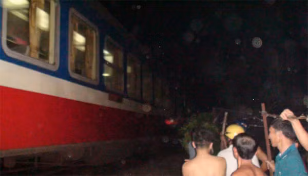 Hiện trường vụ tai nạn.