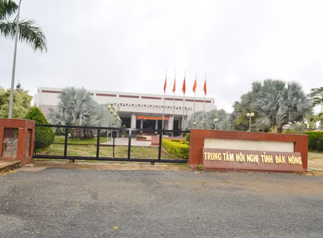 Toàn cảnh Trung tâm hội nghị Đắk Nông.