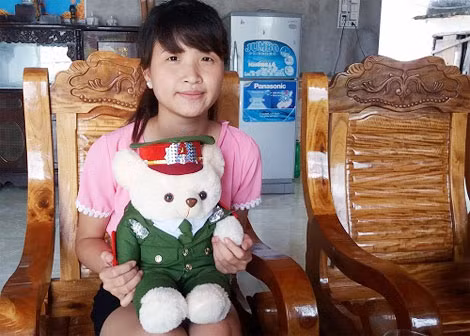 Quỳnh dành 4 năm thi Học viện Cảnh sát nhân dân để hoàn thành ước mơ của mình. Ảnh: Hồng Vân.