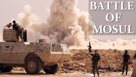 Chiến dịch giải cứu Mosul - thành trì cuối cùng của Nhà nước Hồi giáo (IS) tự xưng tại Iraq - nhận được sự yểm trợ của các lực lượng không quân và quân đội do Mỹ đứng đầu. Chiến dịch giải cứu Mosul - thành trì cuối cùng của Nhà nước Hồi giáo (IS) tự xưng tại Iraq - nhận được sự yểm trợ của các lực lượng không quân và quân đội do Mỹ đứng đầu.