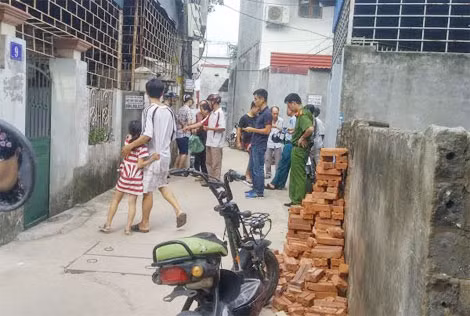 Ngôi nhà nơi xảy ra vụ việc. Ngôi nhà nơi xảy ra vụ việc.
