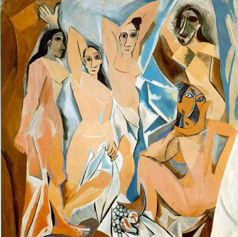 "Những cô gái Avignon" của Picasso.