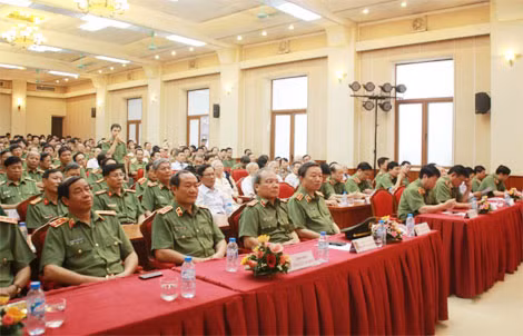 Bộ trưởng Tô Lâm và các đại biểu dự Lễ kỷ niệm.
