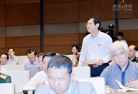 Đại biểu Nguyễn Ngọc Phương (Quảng Bình) đặt câu hỏi chất vấn.