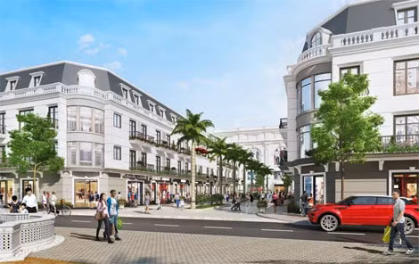 Vincom Shophouse Yên Bái gồm một trung tâm thương mại 4 tầng, khu vui chơi giải trí kết hợp với các dãy nhà phố thương mại (shophouse)