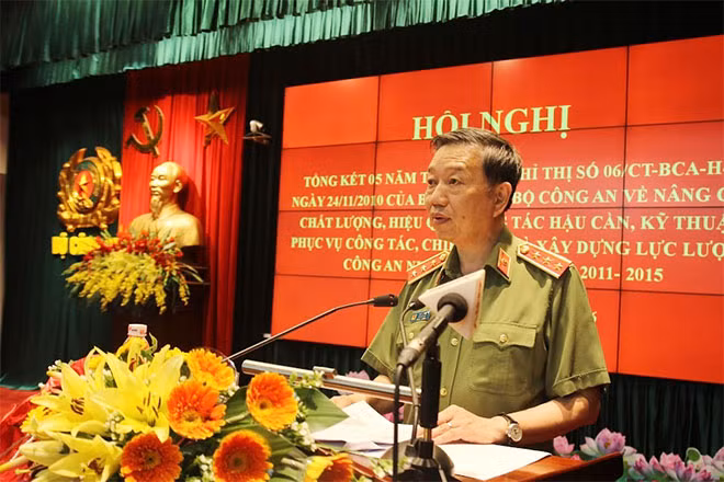Bộ trưởng Tô Lâm phát biểu chỉ đạo tại Hội nghị.