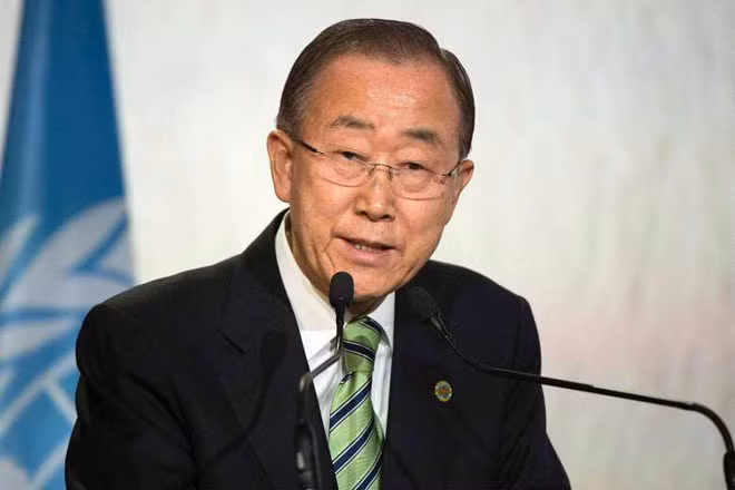 Tổng Thư ký LHQ Ban Ki-moon. Tổng Thư ký LHQ Ban Ki-moon.