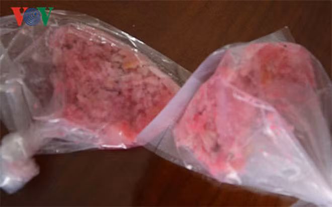 Mẫu cơm lấy từ nhà ông Diệp.