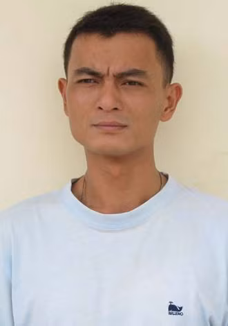 Trương Thoại Phong tại cơ quan Công an.