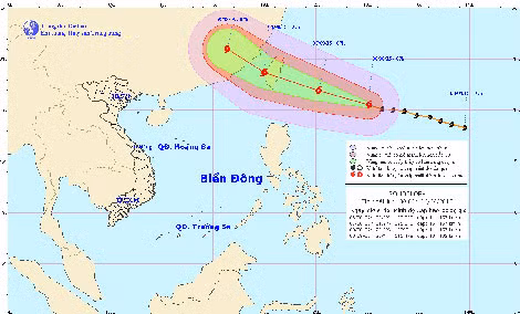 Siêu bão Soudelor đang cách đảo Đài Loan 1000 km.