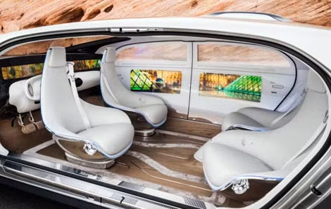 Nội thât Mercedes-Benz F015. Nội thât Mercedes-Benz F015.