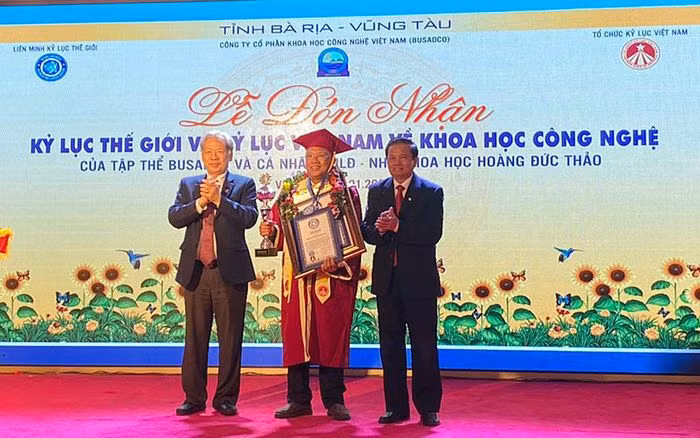Doanh nghiệp Việt Nam được vinh danh Kỷ lục thế giới về Khoa học công nghệ