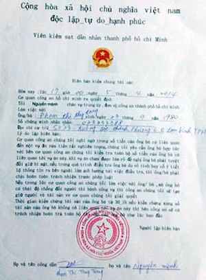 ...các phương tiện mang theo để lừa đảo.