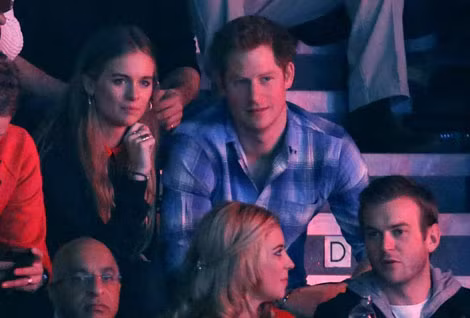 Hoàng tử Harry và người mẫu Cressida Bonas.