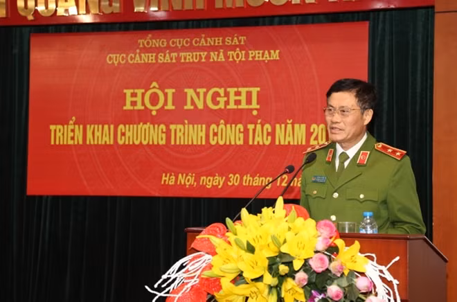 Trung tướng Đỗ Kim Tuyến phát biểu tại Hội nghị