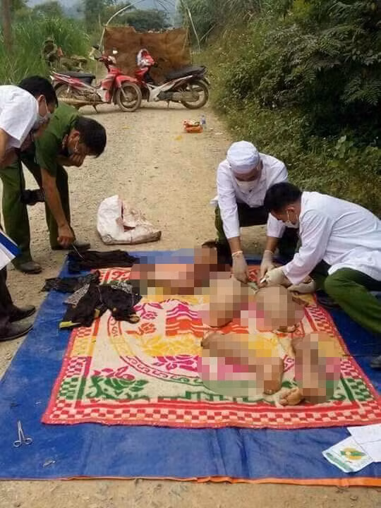 Hiện trường vụ việc.