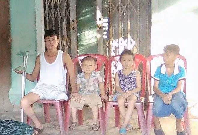 Gia cảnh anh Nguyễn Trung Hải đang rất khó khăn, cơ cực.