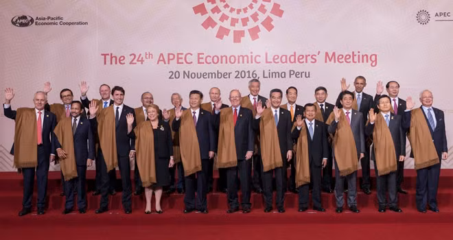 Chủ tịch nước Trần Đại Quang và lãnh đạo các nước APEC