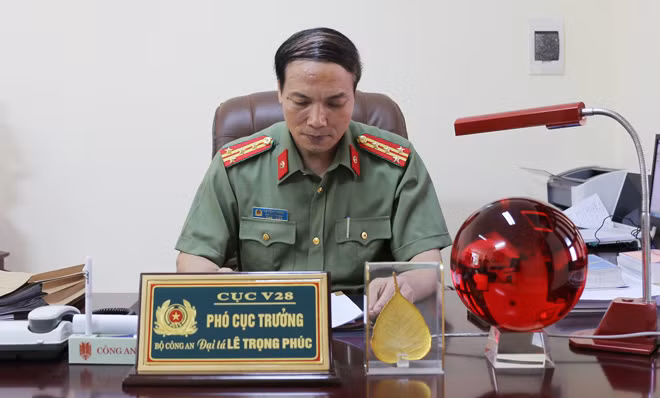 Đại tá Lê Trọng Phúc - Phó Cục trưởng Cục xây dựng phong trào toàn dân bảo vệ ANTQ - Bộ Công an.