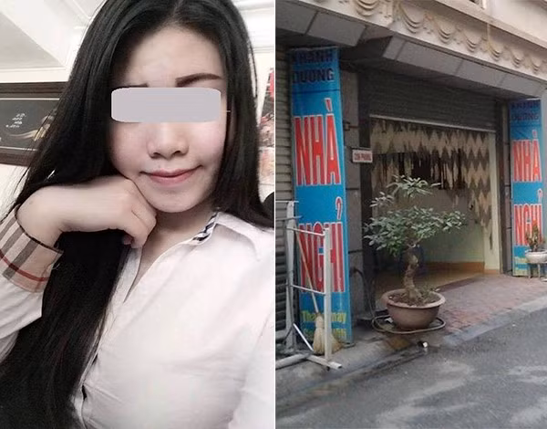Thiếu nữ đoản mệnh và nhà nghỉ nơi xảy ra vụ việc. Ảnh: zing.vn