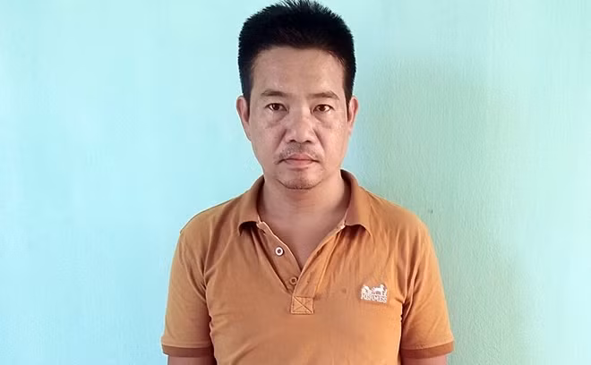 Ngô Dũng tại cơ quan Công an tỉnh Quảng Nam.