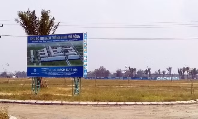 Một dự án của Công ty Bách Đạt An triển khai tại thị xã Điện Bàn, tỉnh Quảng Nam.