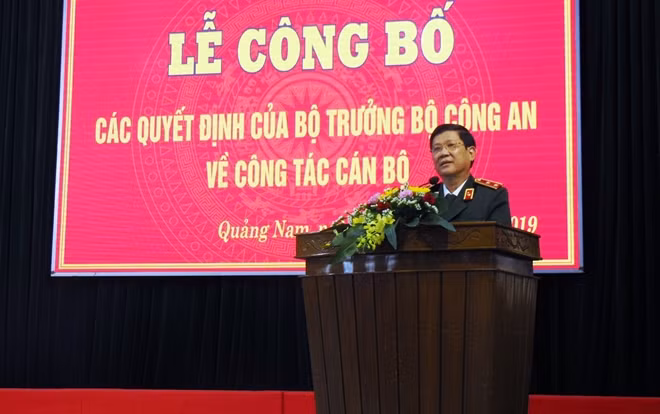 Thứ trưởng Nguyễn Văn Sơn phát biểu tại buổi lễ.