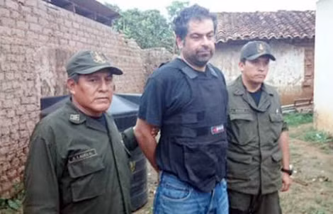Doanh nhân Martin Belaunde khi bị bắt. Doanh nhân Martin Belaunde khi bị bắt.
